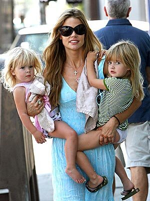 Sam and Lola Rose Richards Daughters of Denise Richards 